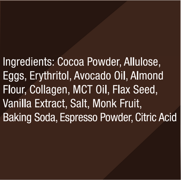 Ingredients Keto Walnut Choc Chip Brownie | Keto Walnut Brownies from Salivation Snackfoods