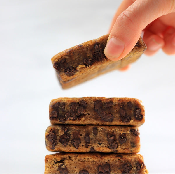 Keto Brownie Chocolate Chip Blondie and Low Carb Blondies from Salivation Snackfoods
