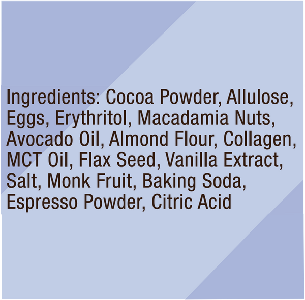 Ingredients for Keto Macadamia Nut Brownie Salivation Snackfoods